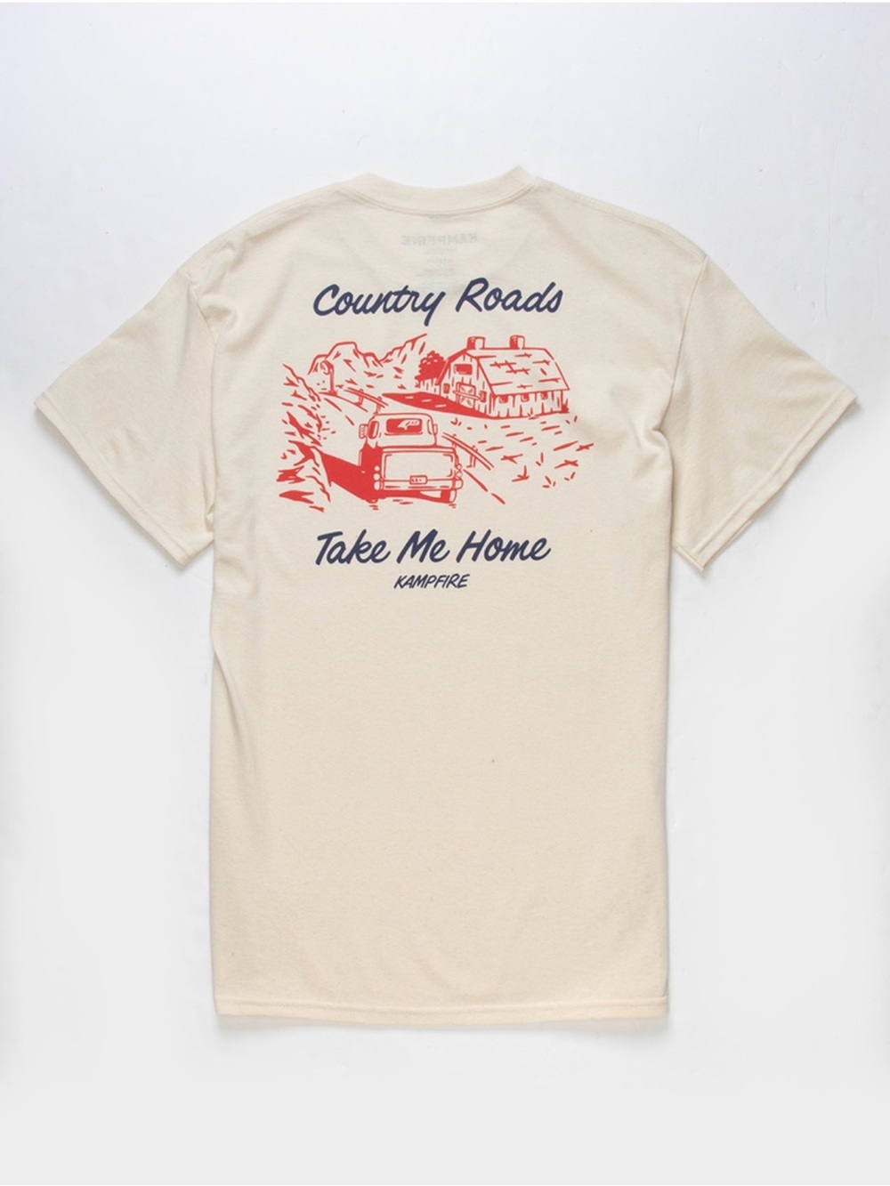 Cream "Country Roads" Graphic Tee - Take Me Home